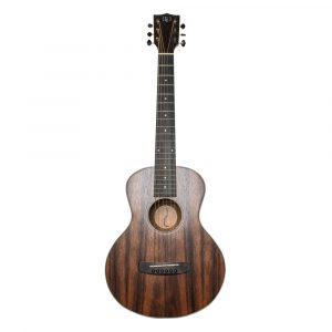 Guitarra acústica de viaje Bones BAC-200 Ébano