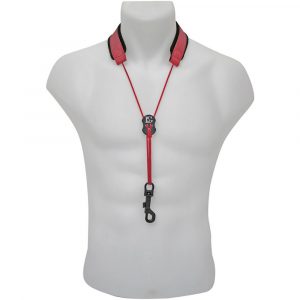 Cordón Saxo BG S-29SH Acolchado Cuero Rojo