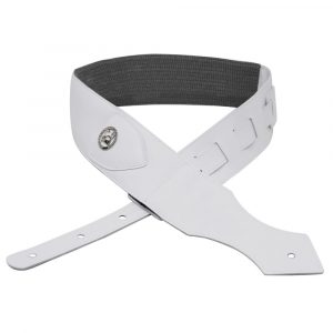 Correa Guitarra BG Comfort Fashion Piel Blanca GLA18