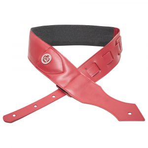 Correa Guitarra BG Comfort Fashion Piel Roja GLA19