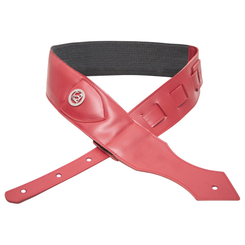 Correa Guitarra BG Comfort Fashion Piel Roja GLA19
