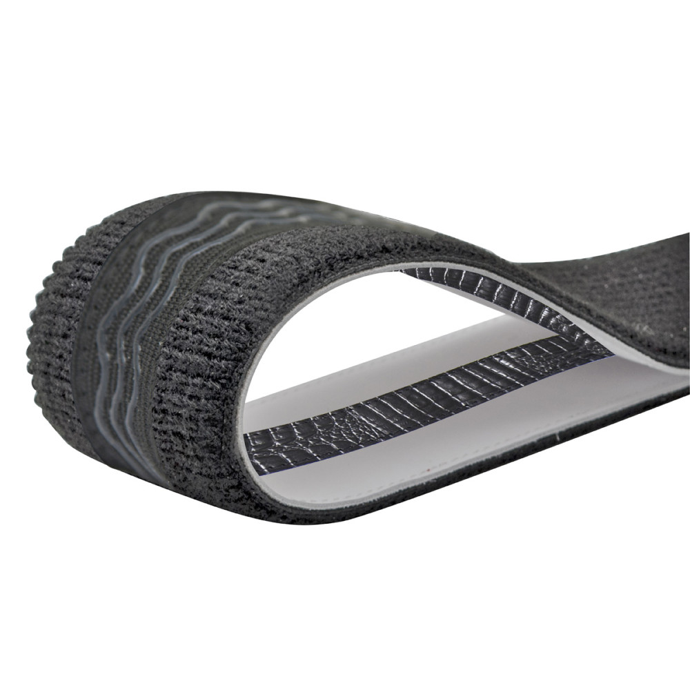 Correa Guitarra o Bajo BG Premium Duo Cuero Blanco y Negro Cocodrilo GLD180X - Imagen 2