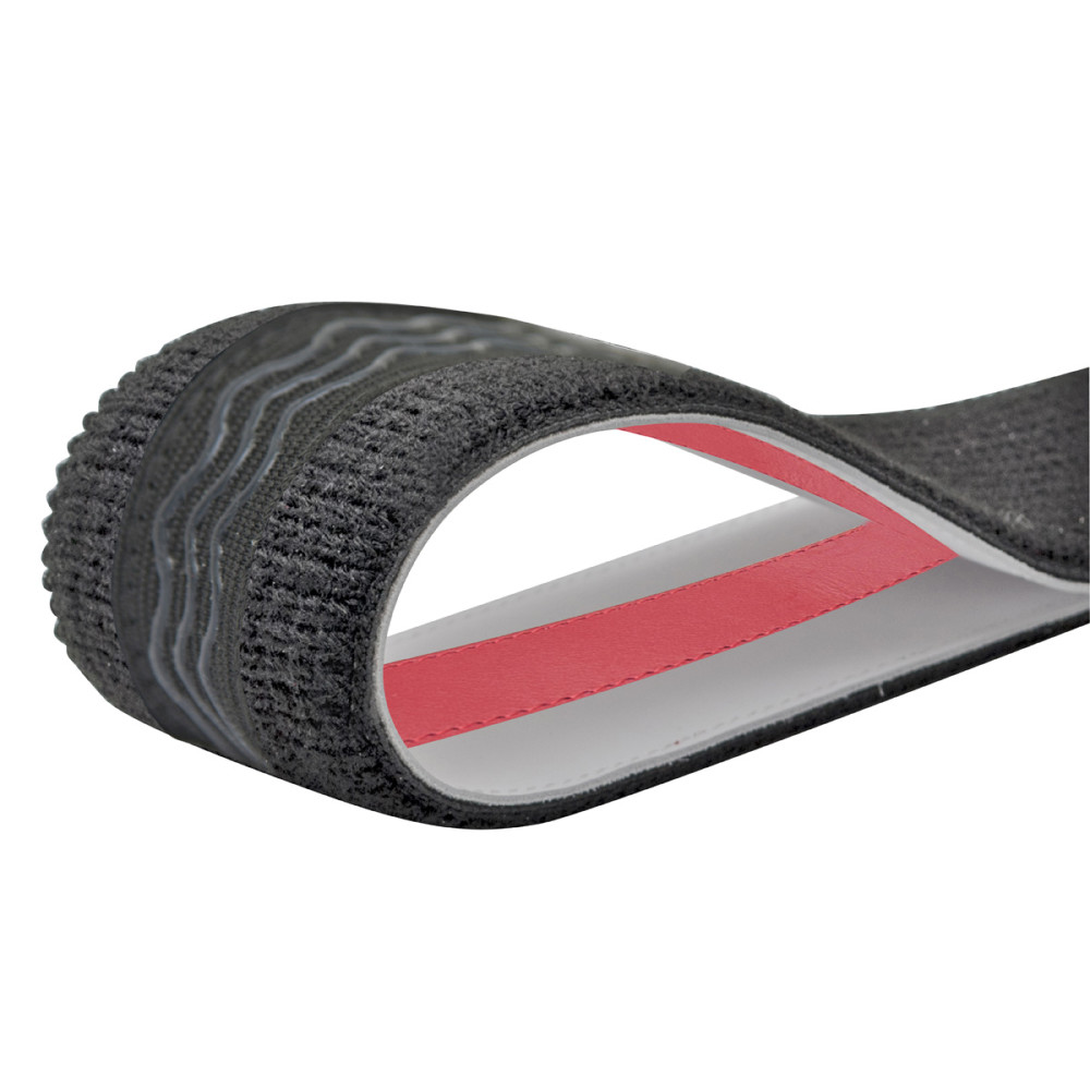 Correa Guitarra o Bajo BG Premium Duo Cuero Blanco y Rojo GLD189 - Imagen 2