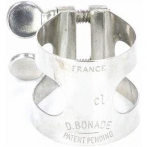 Abrazadera Clarinete Bajo Bonade Normal Plateada L2253A