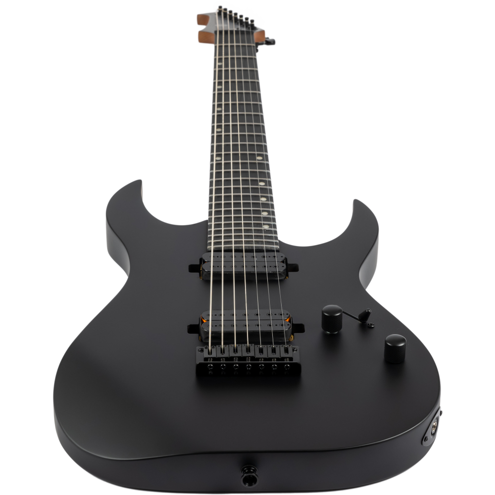 Guitarra Eléctrica Spira 7 Cuerdas S407-MBK Satin Black - Imagen 4