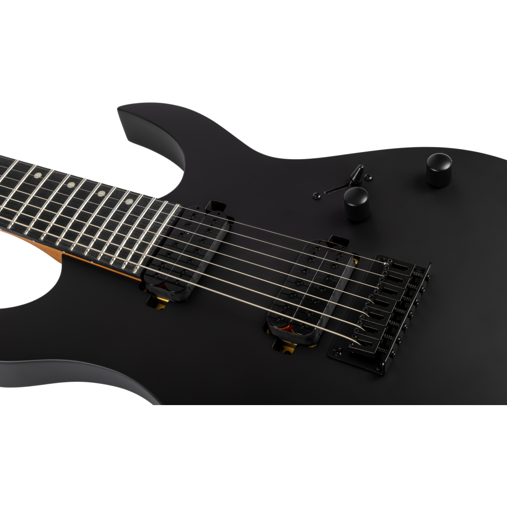 Guitarra Eléctrica Spira 7 Cuerdas S407-MBK Satin Black - Imagen 5