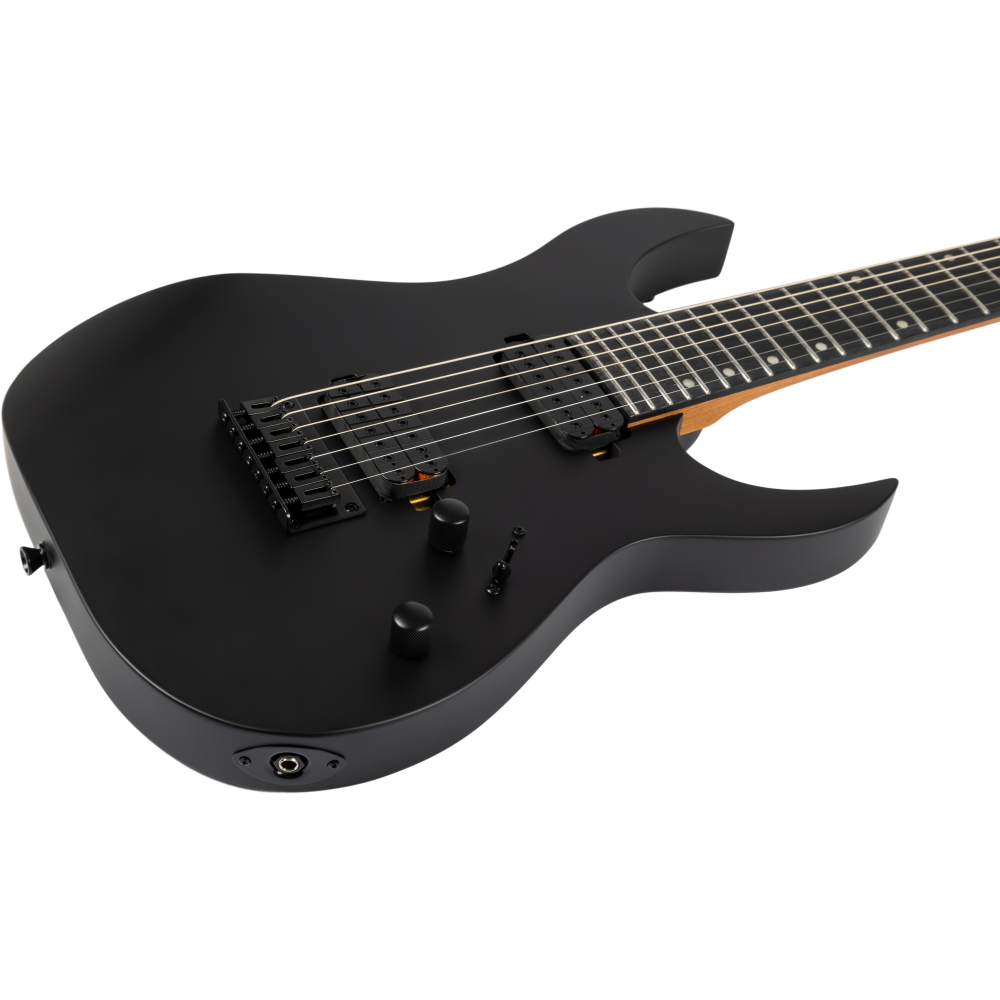 Guitarra Eléctrica Spira 7 Cuerdas S407-MBK Satin Black - Imagen 7