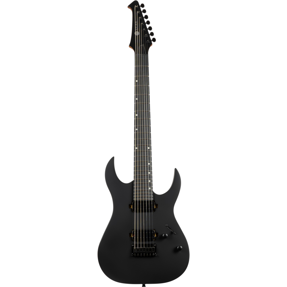 Guitarra Eléctrica Spira 7 Cuerdas S407-MBK Satin Black