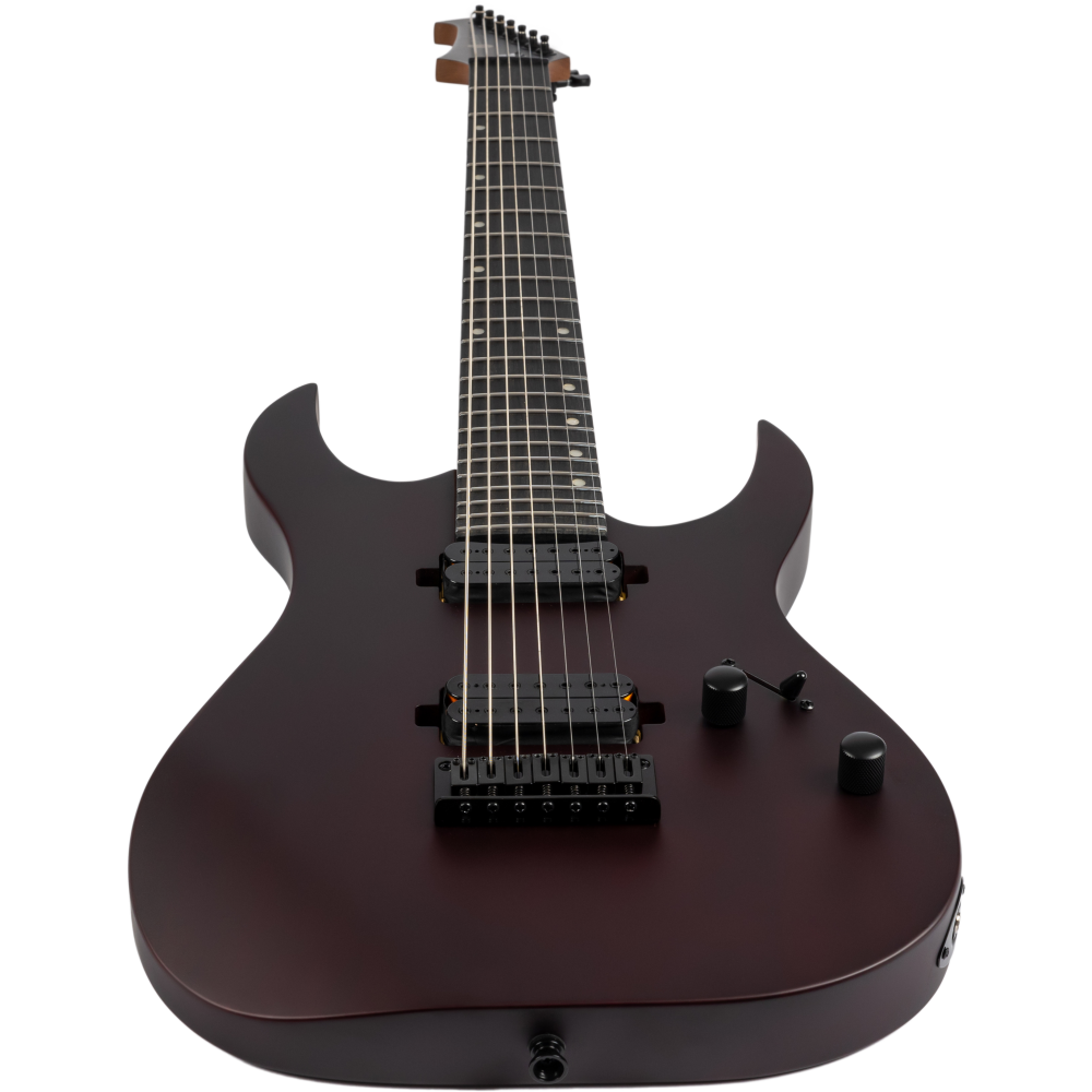 Guitarra Eléctrica Spira 7 Cuerdas S407-MWR Satin Wine Red - Imagen 5