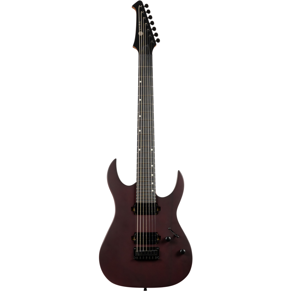 Guitarra Eléctrica Spira 7 Cuerdas S407-MWR Satin Wine Red