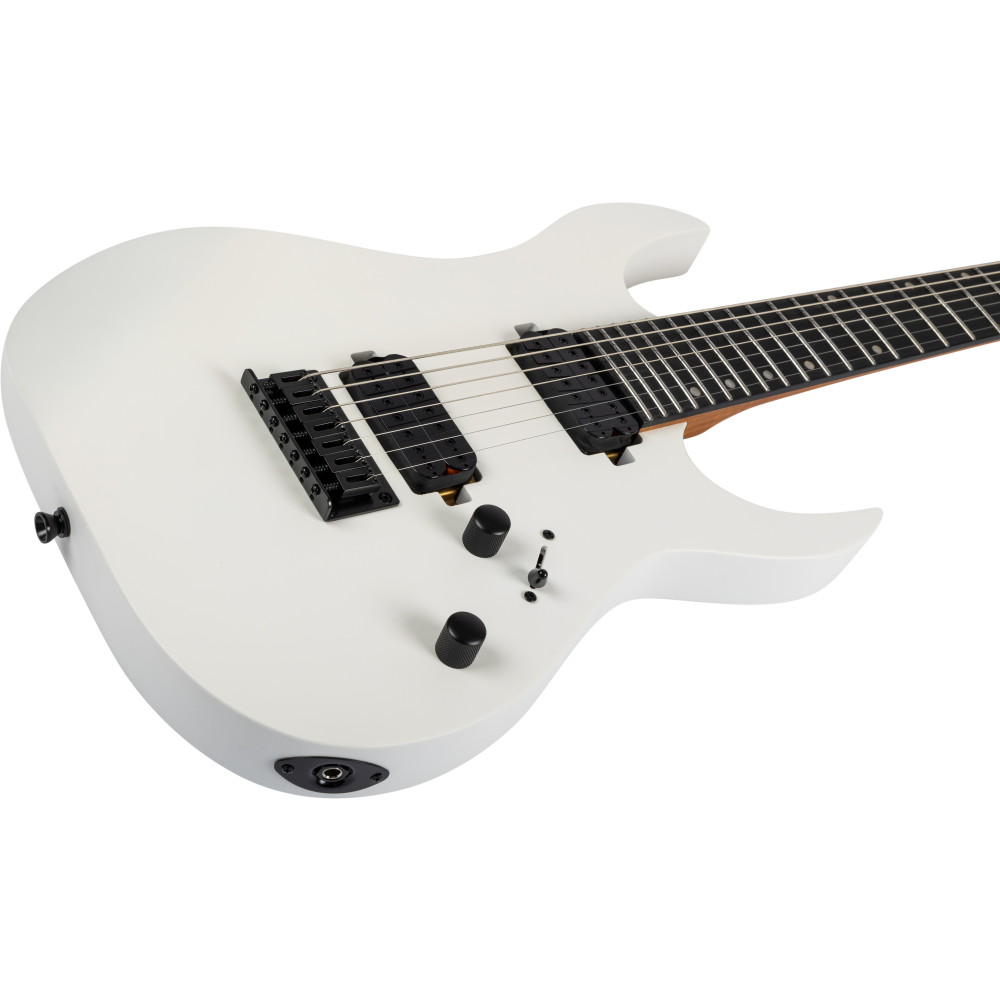 Guitarra Eléctrica Spira 7 Cuerdas S407-MWH Satin White - Imagen 3