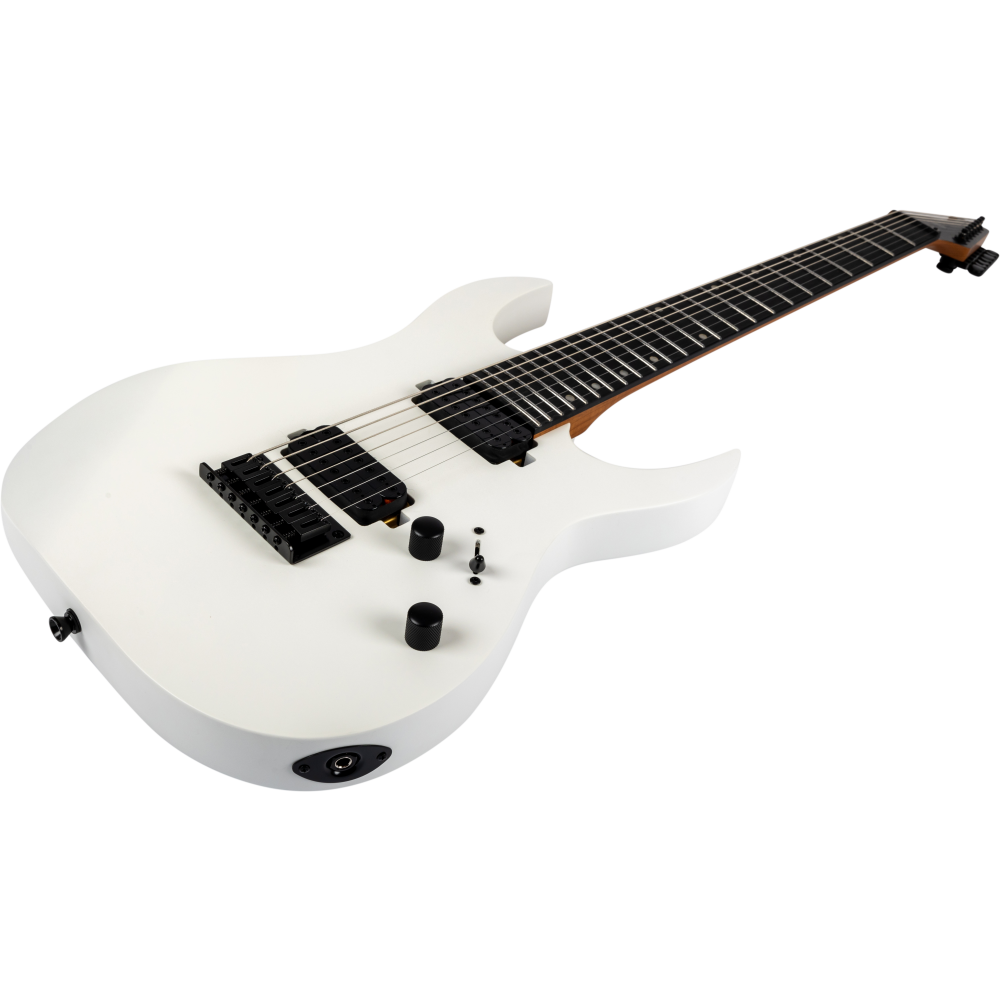 Guitarra Eléctrica Spira 7 Cuerdas S407-MWH Satin White - Imagen 4