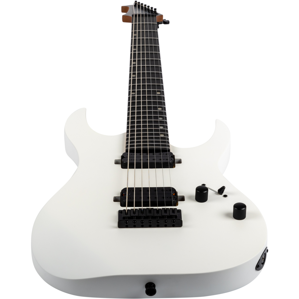 Guitarra Eléctrica Spira 7 Cuerdas S407-MWH Satin White - Imagen 5