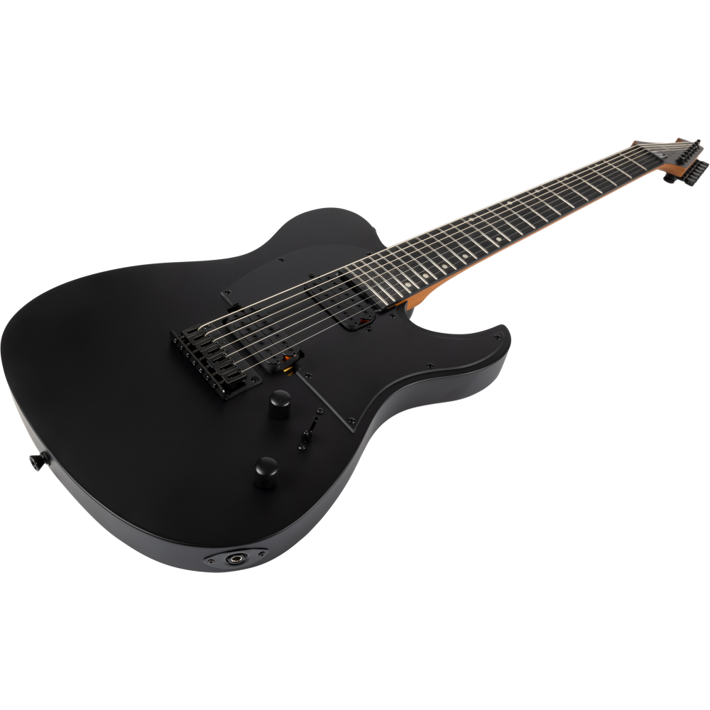 Guitarra Eléctrica Spira 7 Cuerdas T407-MBK Satin Black - Imagen 4