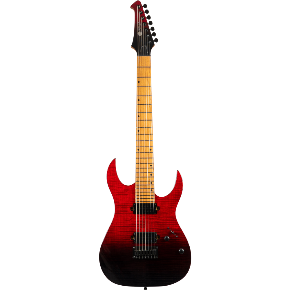 Guitarra Eléctrica Spira 7 Cuerdas S457-TRD Transparent Red