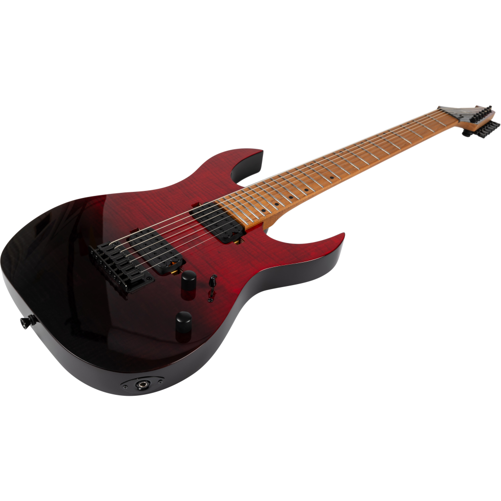 Guitarra Eléctrica Spira 7 Cuerdas S457-TRD Transparent Red - Imagen 4