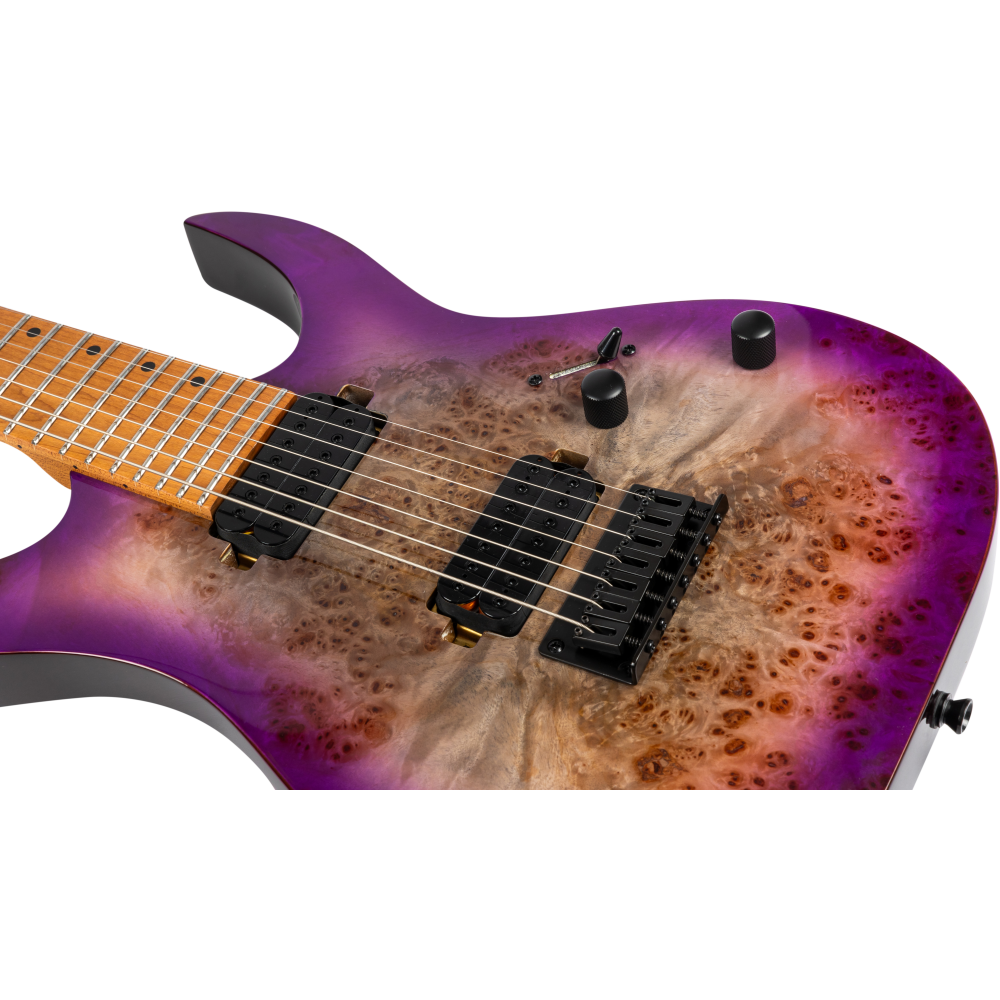 Guitarra Eléctrica Spira 7 Cuerdas S457-TPP Transparent Purple - Imagen 6
