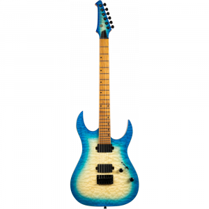 Guitarra Eléctrica Spira S500-QAB Transparent Aqua Blue