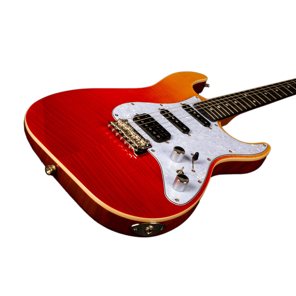 Guitarra Eléctrica Jet JS600-TRS-HSS Transparent Red - Imagen 3