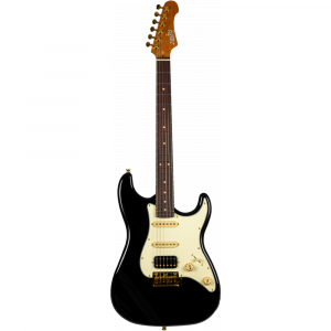 Guitarra Eléctrica Jet JS480-BKG Black, Gold Hardware