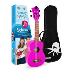 Ukelele Soprano Octopus UK-205PKS Rosa