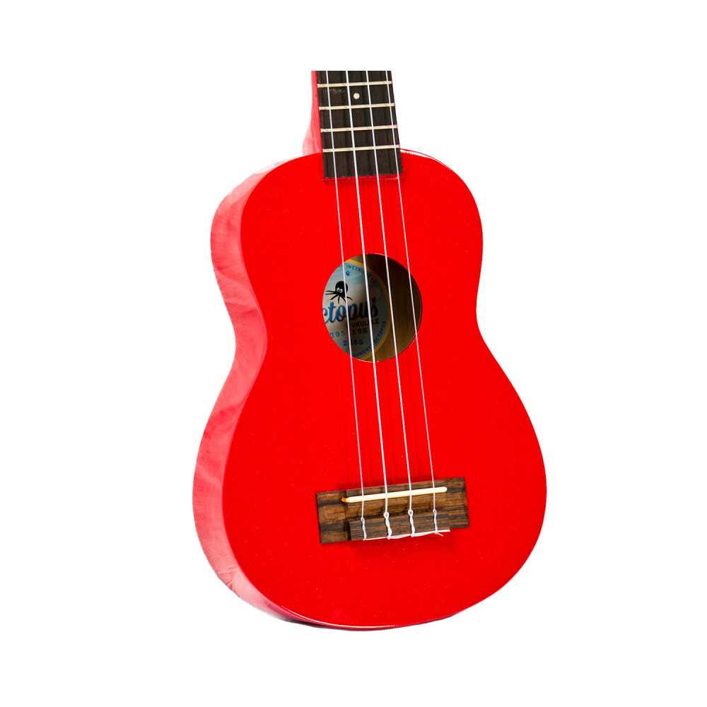 Ukelele Soprano Octopus UK-205RDS Rojo - Imagen 5