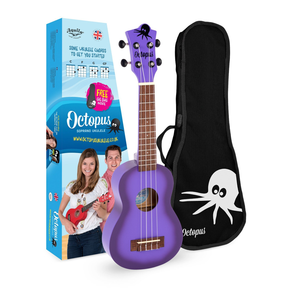 Ukelele Soprano Octopus UK-205PUB Purpura Burst