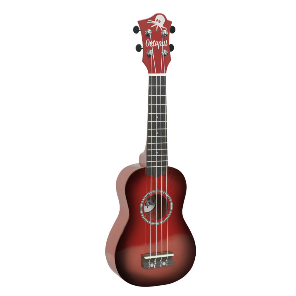 Ukelele Soprano Octopus UK-205RDB Rojo Burst - Imagen 3