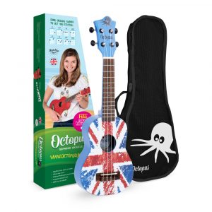 Ukelele Soprano Octopus UK-205UJB Union Jack Azul
