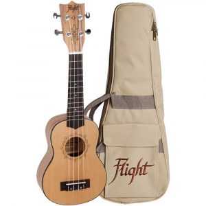 Ukelele Soprano Flight DUS-320 Designer Zebrano