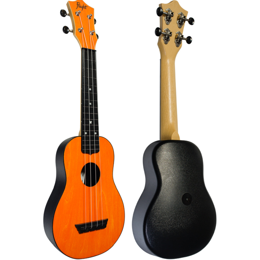 Ukelele Soprano Flight TUS-35OR Travel Naranja