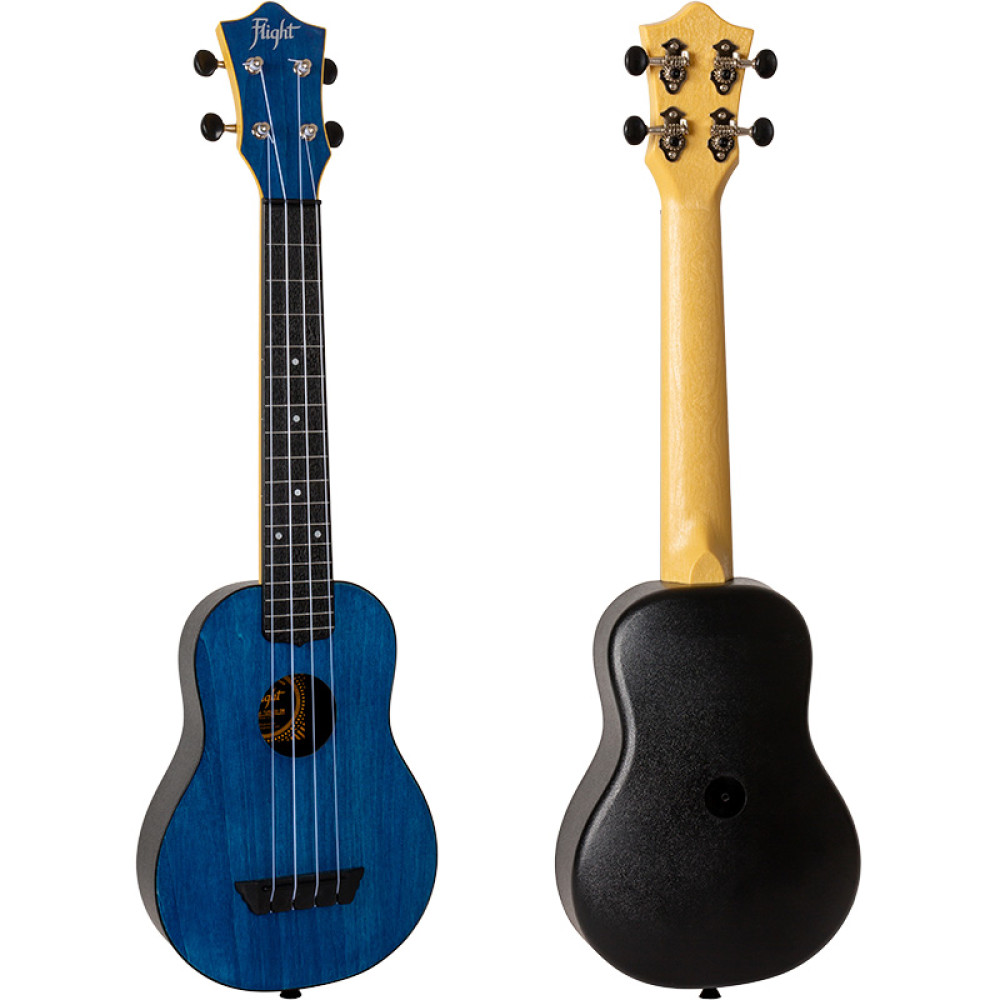 Ukelele Soprano Flight TUSL-35DB Travel Concert Scale Azul Fuerte - Imagen 2