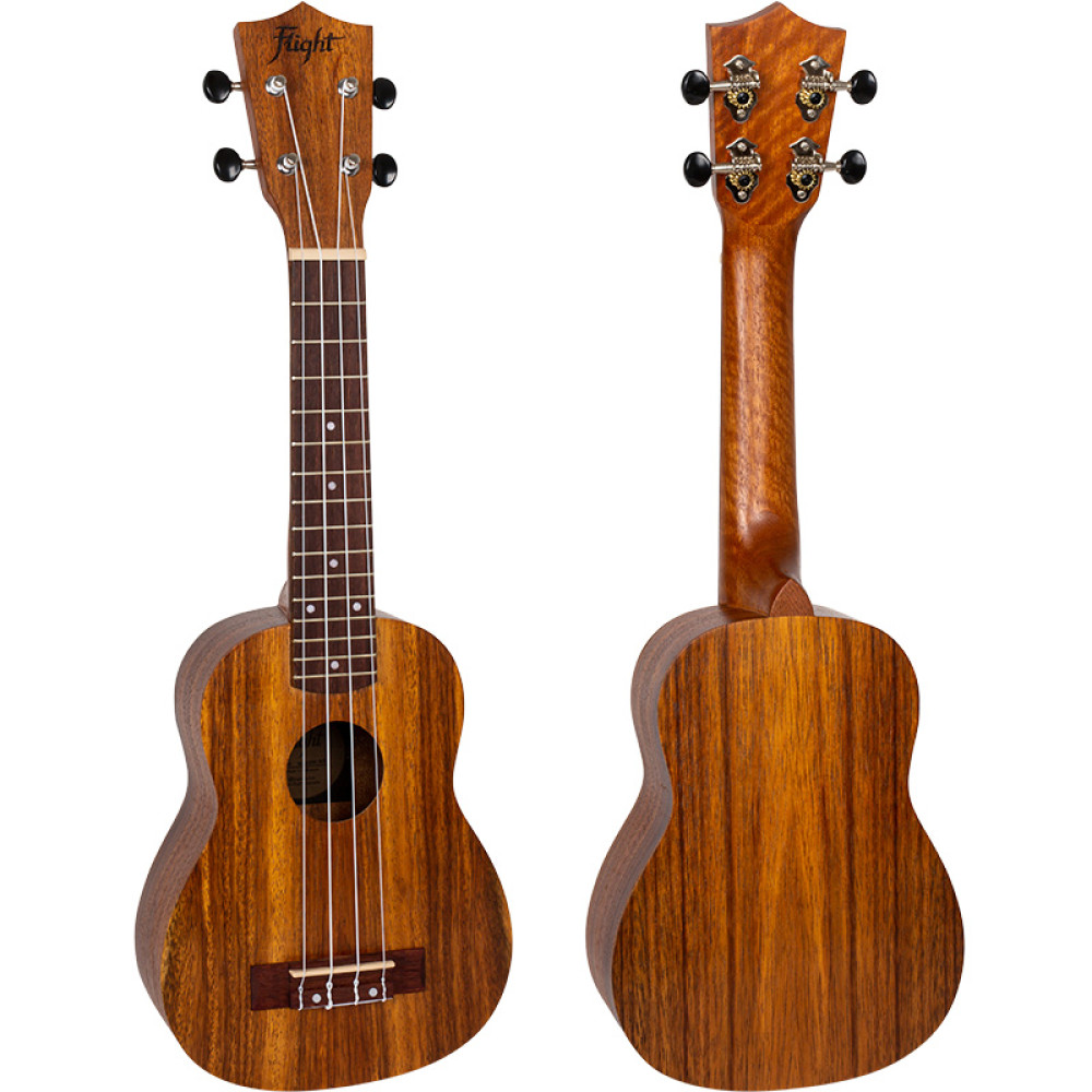Ukelele Soprano Flight NUS-200 Natural Teca - Imagen 2