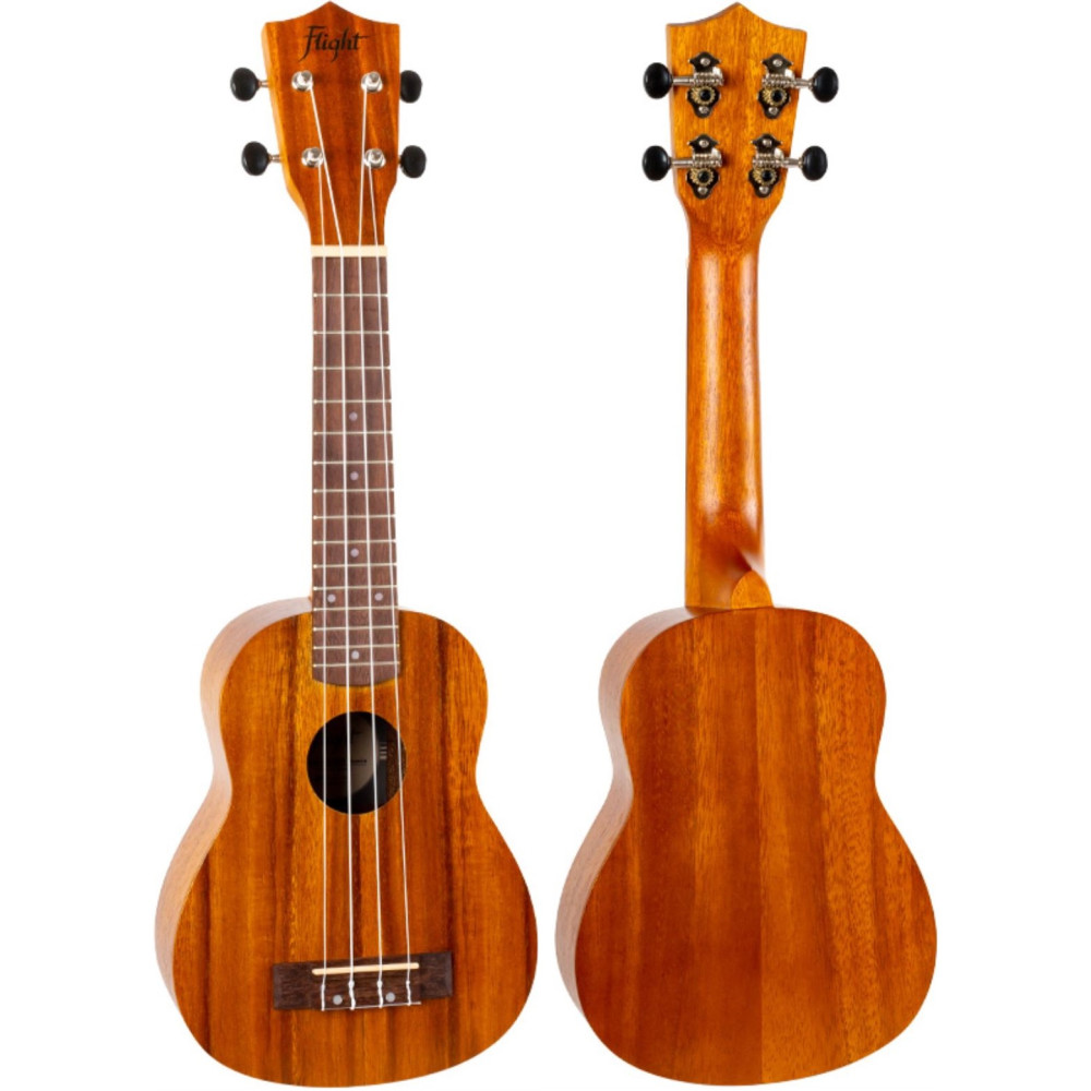 Ukelele Soprano Flight NUS-250 Natural Acacia - Imagen 2