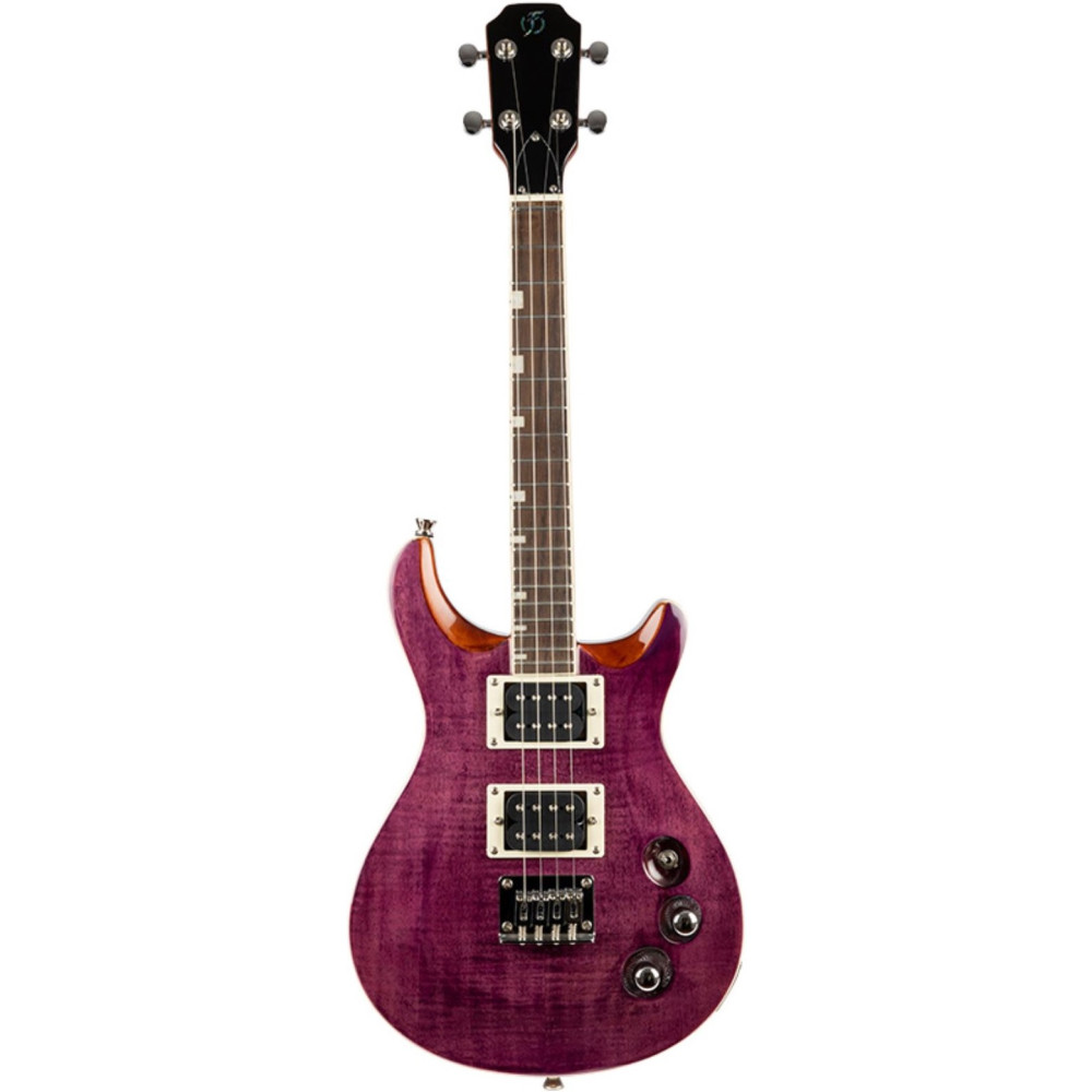 Ukelele Tenor Flight Vanguard Rock Series Transparent Purple - Imagen 2