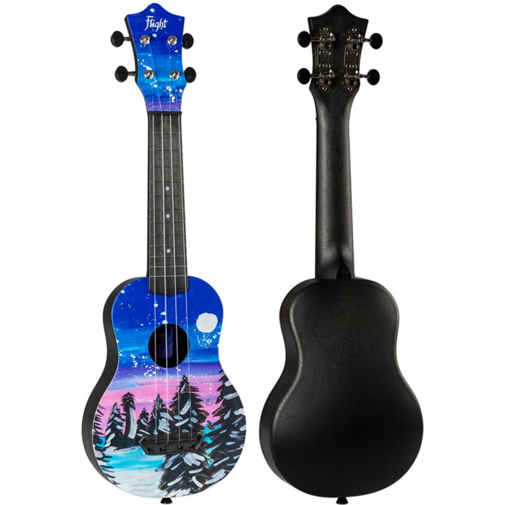 Ukelele Soprano Flight UTS-42 Ultra Travel Series Snow - Imagen 2