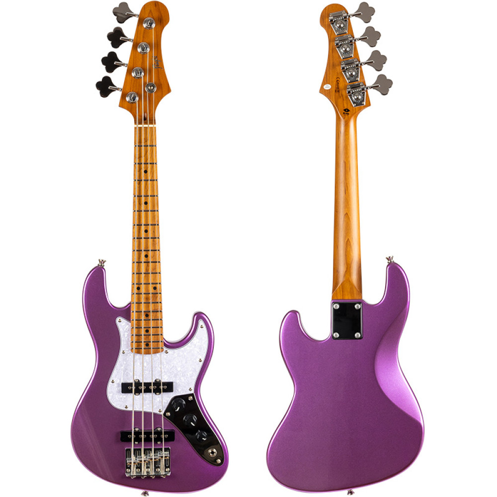 Ukelele Bajo Flight Rock Series Mini Bass Purple - Imagen 2