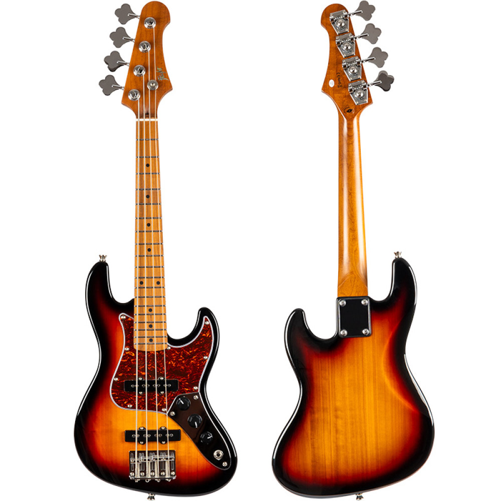 Ukelele Bajo Flight Rock Series Mini Bass SunBurst - Imagen 2