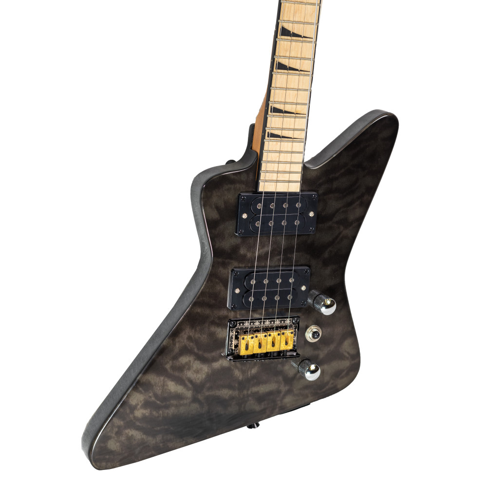 Ukelele Tenor Bones BE-3TB Negro Transparente Eléctrico - Imagen 4