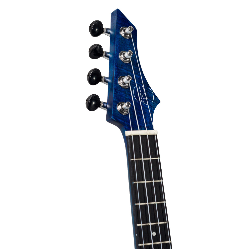 Ukelele Tenor Bones SP640TE-BL Okume Azul Electrificado Cutaway - Imagen 4