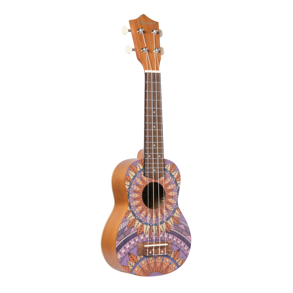 Ukelele Soprano Bamboo B1E-PF Purple Forest - Imagen 3