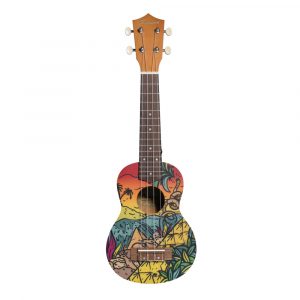 Ukelele Soprano Bamboo B1E-HC Hot Caribe