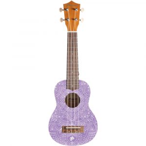 Ukelele Soprano Bamboo B1E-WN Crown Mandala