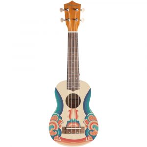 Ukelele Soprano Bamboo B1E-RE Retro