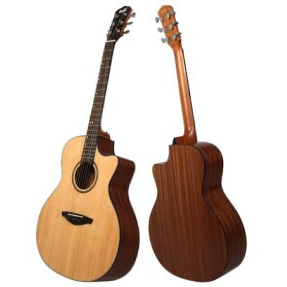 Guitarra Acústica Veelah VGACSM Tapa Abeto Cutaway - Imagen 2