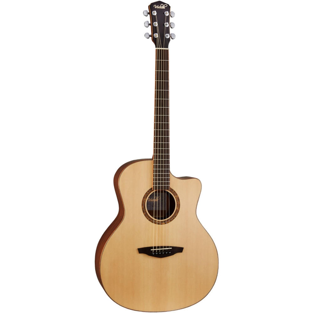Guitarra Acústica Veelah V3-GACE Cutaway Electrificada
