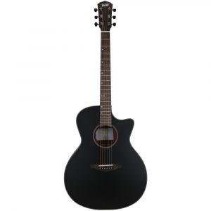 Guitarra Acústica Veelah VGACSM-E BLK Negra Electrificada Cutaway