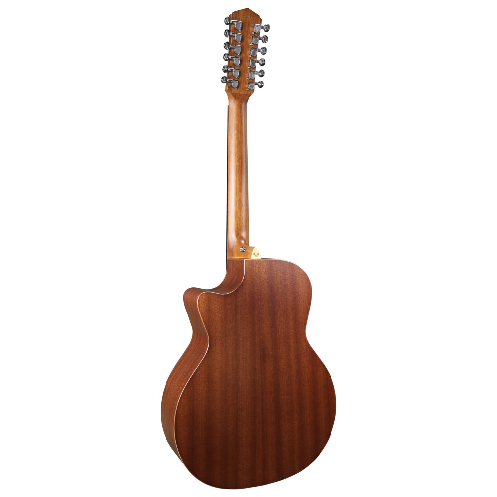 Guitarra Acústica Veelah V1-GACE Cutaway Electrificada 12 cuerdas - Imagen 2