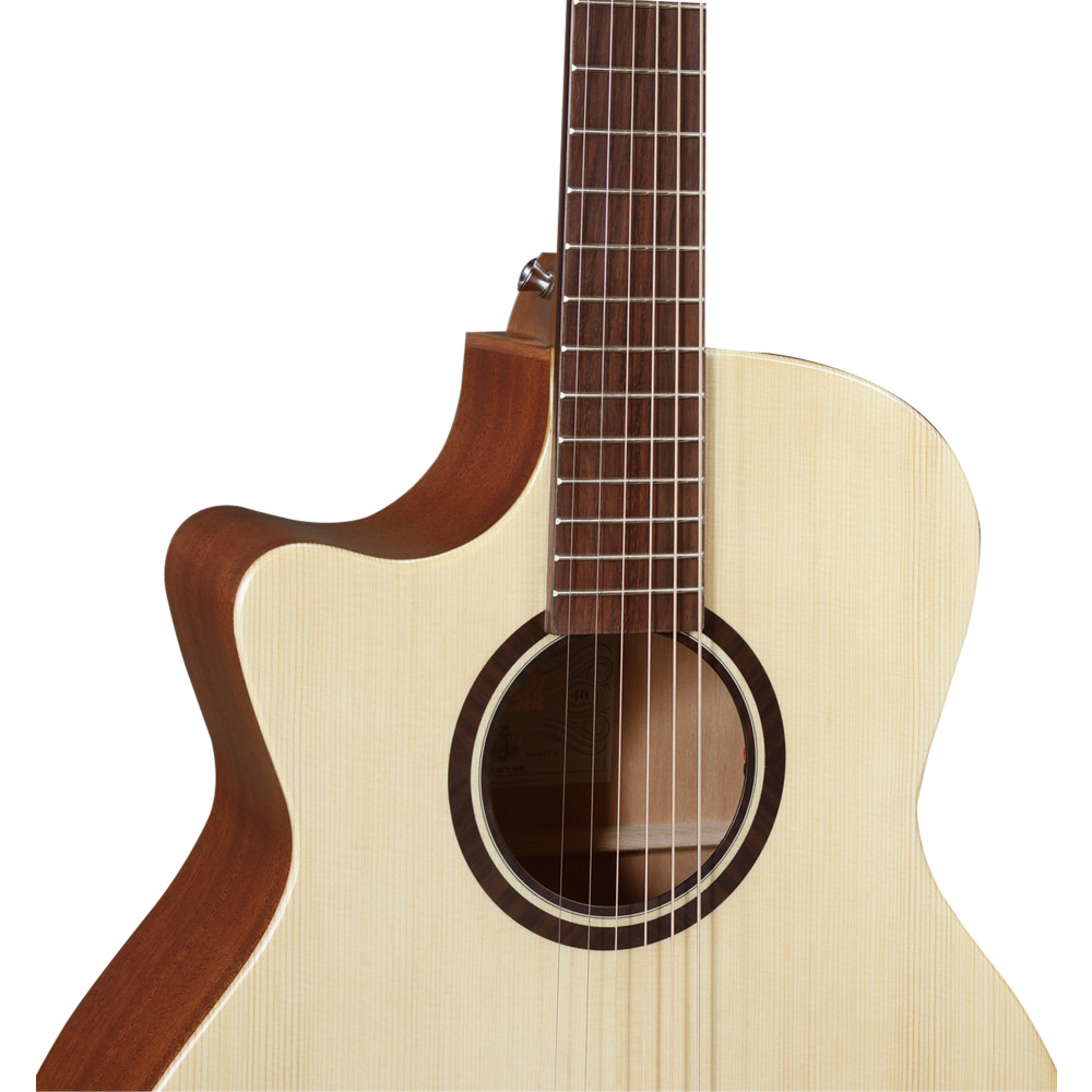 Guitarra Acústica Veelah V1-GACE Cutaway Electrificada para zurdos - Imagen 3