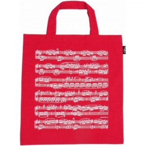 Bolsa Asa Partituras Agifty B-3043 Roja